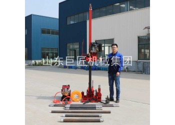 輕便巖石取芯鉆機巨匠供應柴油動力QZ-3便捷式地質勘探鉆機