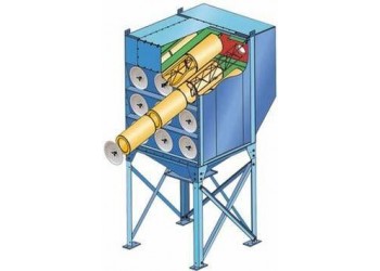 塑料粉塵處理 1萬風量斜插式濾筒除塵器 樂迪除塵器廠家直銷