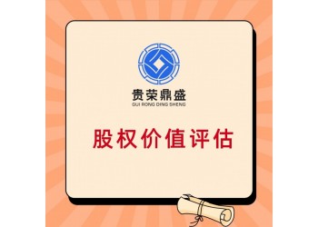 北京股權轉讓評估股權價值評估投資入股評估