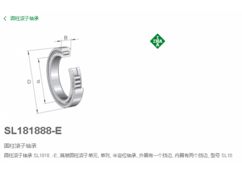 代理德國INA軸承SL181888-E-C3