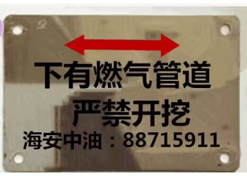 供應(yīng)燃?xì)庾呦驑?biāo)牌 不銹鋼燃?xì)獾孛孀呦蚺茝S家批發(fā)