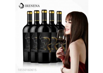 IRENENA紅酒溫碧霞自創(chuàng)品牌進口法國葡萄酒海潮酒莊干紅