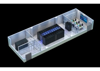 福州機(jī)房UPS效果圖制作|工行信息機(jī)房精密空調(diào)升級(jí)效果圖