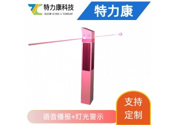 激光高亮穿透 + 24h 警示 激光安全警示樁功能實測