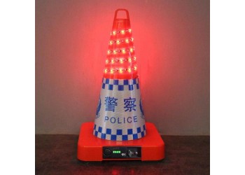 高德地圖led路錐 充電led警示路錐交通設施廠家