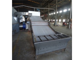 食品生產(chǎn)線常用連續(xù)烘干設(shè)備帶式糧食烘干機