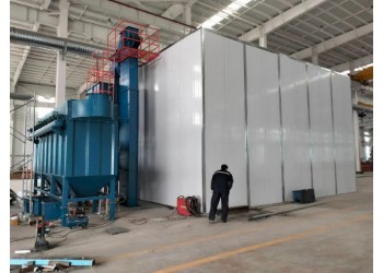 工業(yè)打砂房自動回砂噴砂設備制造安裝