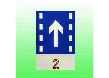 led分道標志牌 分道指示標志牌直行、左轉、右轉支持定制